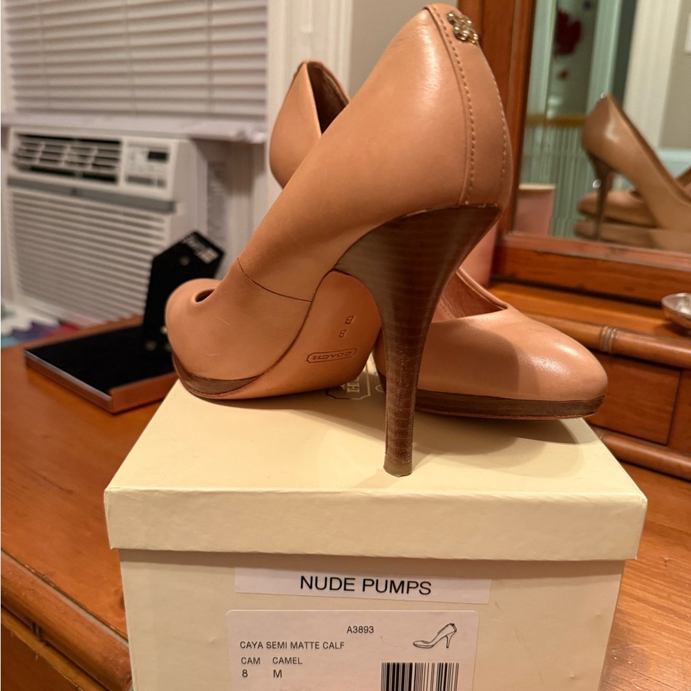 Semi Matte Calf Nude Pumps